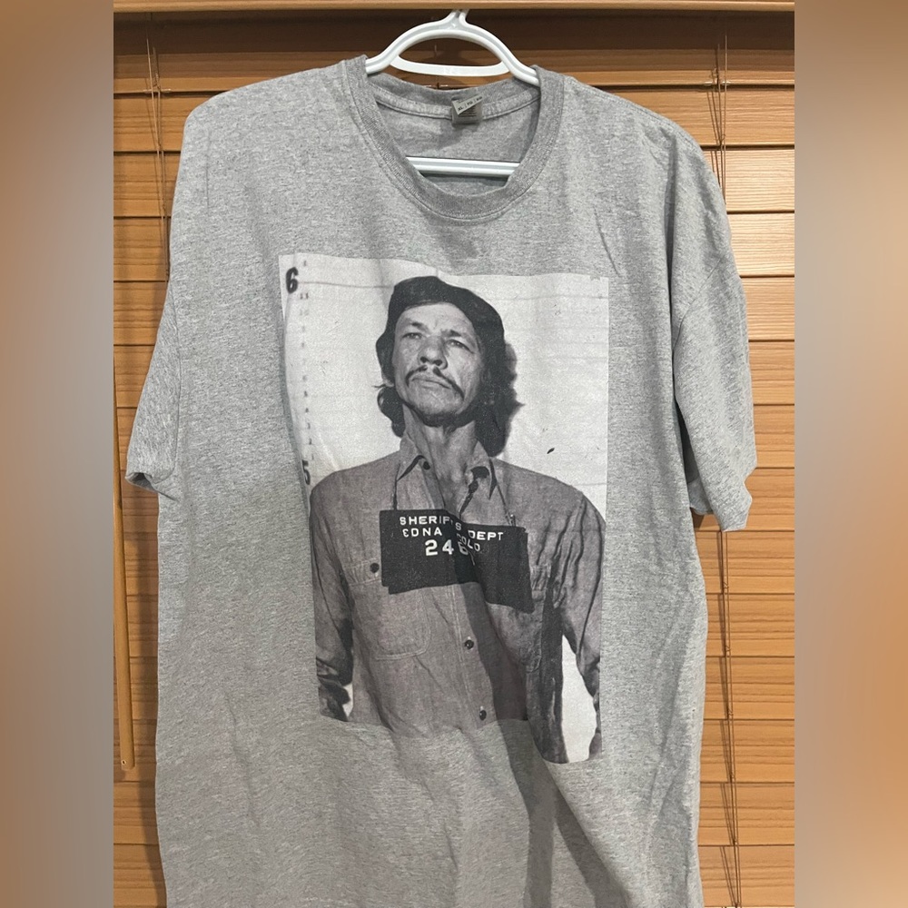 New Charles Bronson Mugshot shirt…He was the mf’n Man!